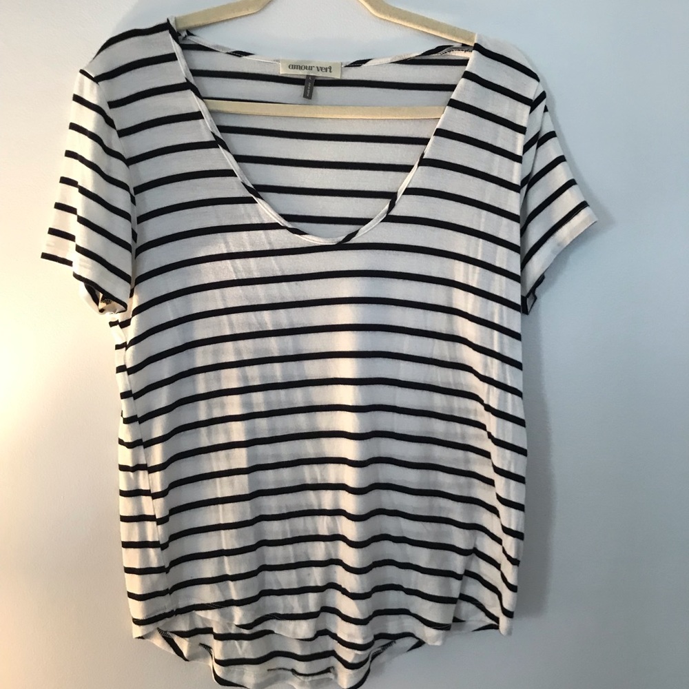 Amour very striped tee